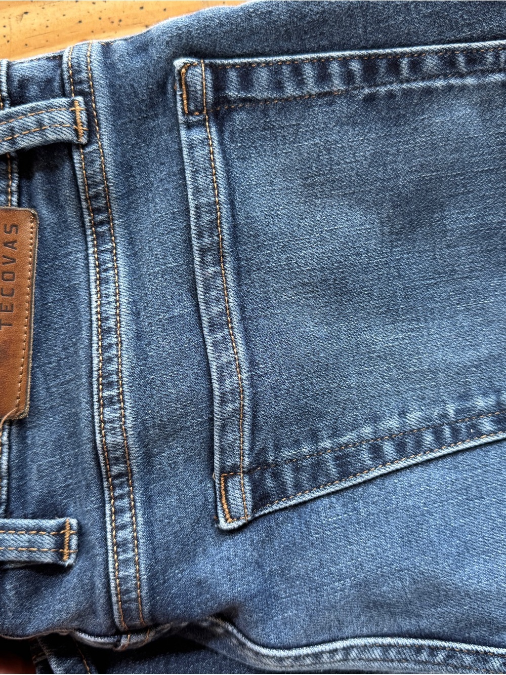 Tecovas Men's Indigo Denim Relaxed Jeans
